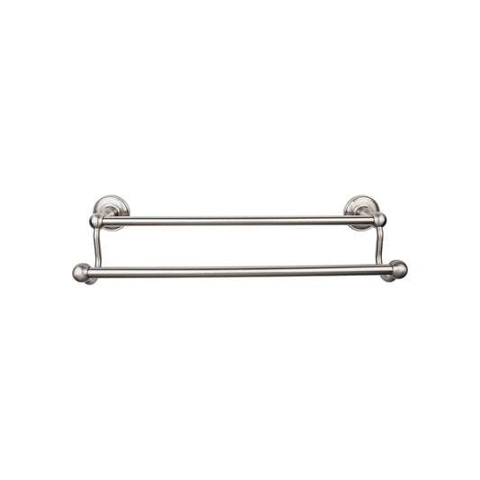 TOP KNOBS ED9BSND TOP BATH (R) Edwardian Bath Double 26 1/2" Wall Mounted Towel Bar - Brushed Satin Nickel