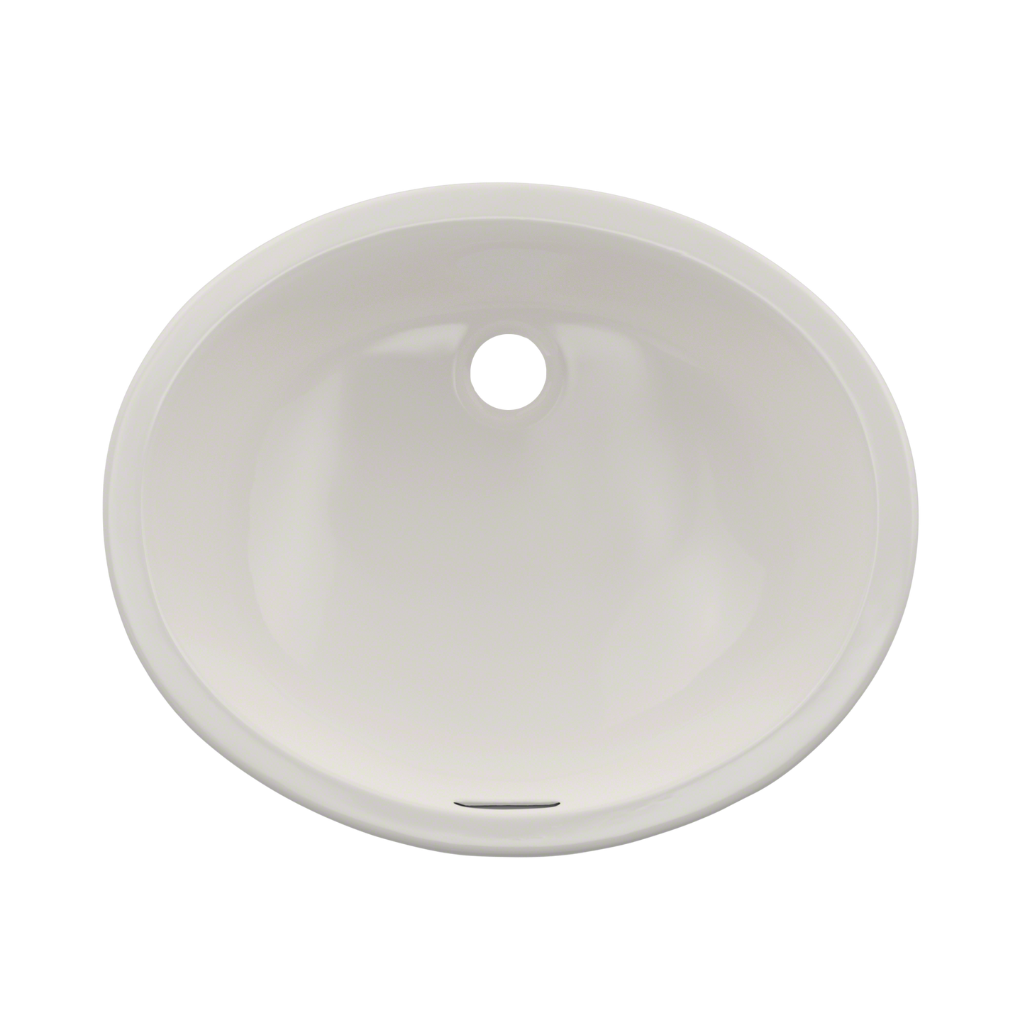 TOTO LT579G#11 Rendezvous Oval Undermount Bathroom Sink With Cefiontect - Colonial White