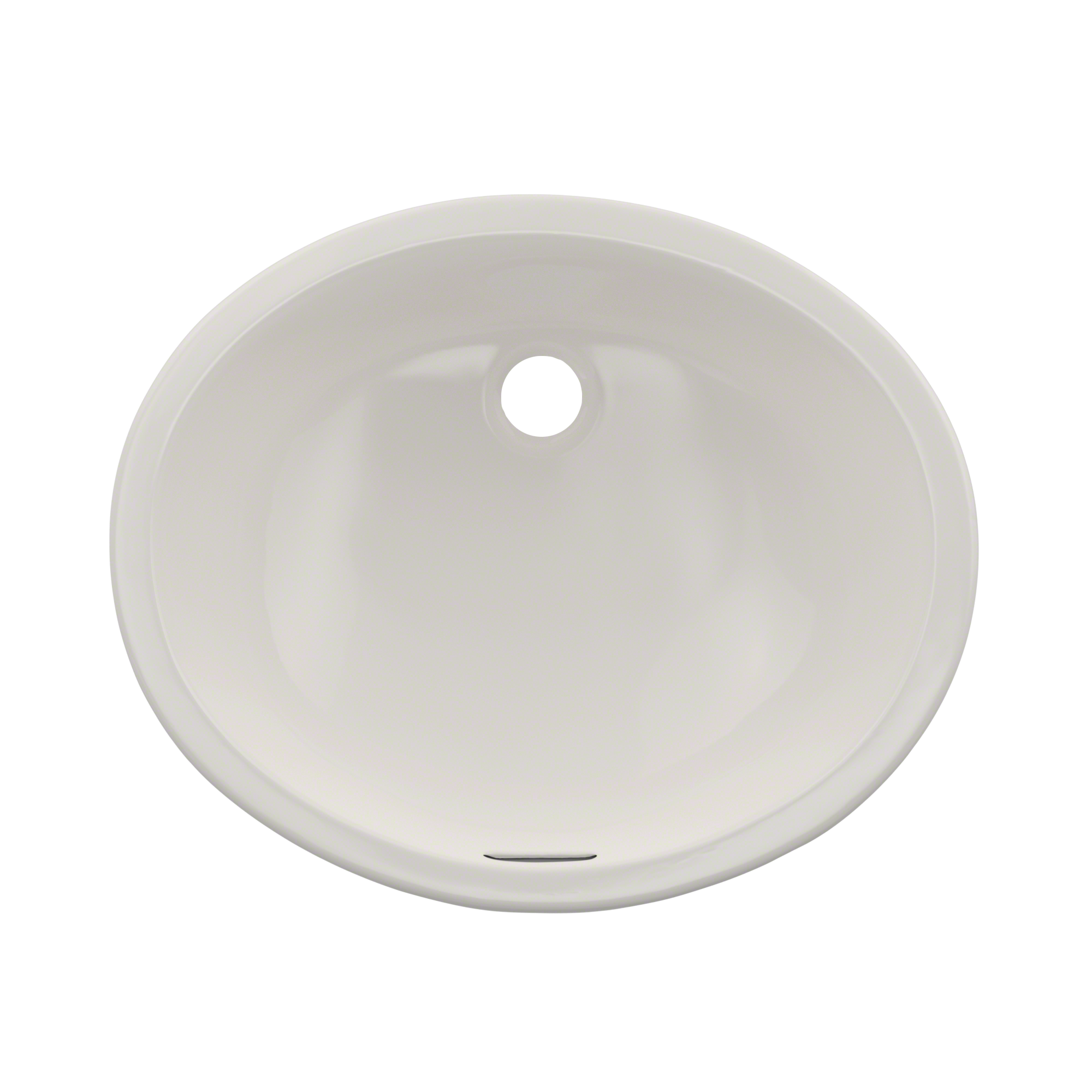 TOTO LT579G#11 Rendezvous Oval Undermount Bathroom Sink With Cefiontect - Colonial White