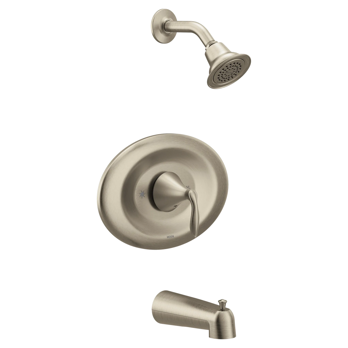 MOEN T2137EPBN Eva Posi-Temp Eco-Performance Tub/Shower - Brushed Nickel