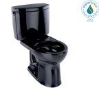 TOTO CST453CEF#51 Drake Ii Two-Piece Round 1.28 Gpf Universal Height Toilet - Ebony