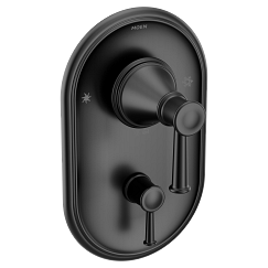 MOEN T2310BL Belfield Posi-Temp with Diverter Valve Trim - Matte Black