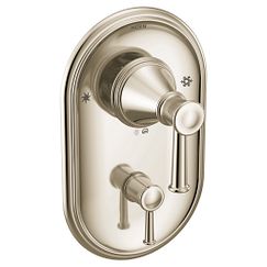MOEN T2310NL Belfield Posi-Temp with Diverter Tub/Shower Valve Only - Polished Nickel