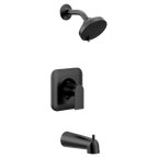 MOEN T2473EPBL Genta Lx Posi-Temp Eco-Performance Tub/Shower - Matte Black