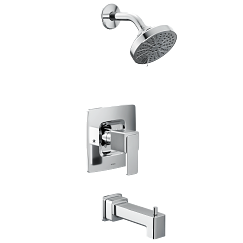 MOEN Iver Chrome Posi-Temp(R) tub/shower - Chrome, T2583EP