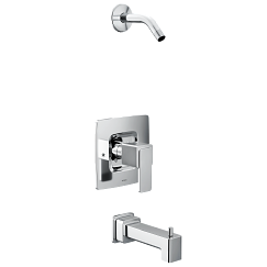 MOEN Iver Chrome Posi-Temp(R) tub/shower - Chrome, T2583NH