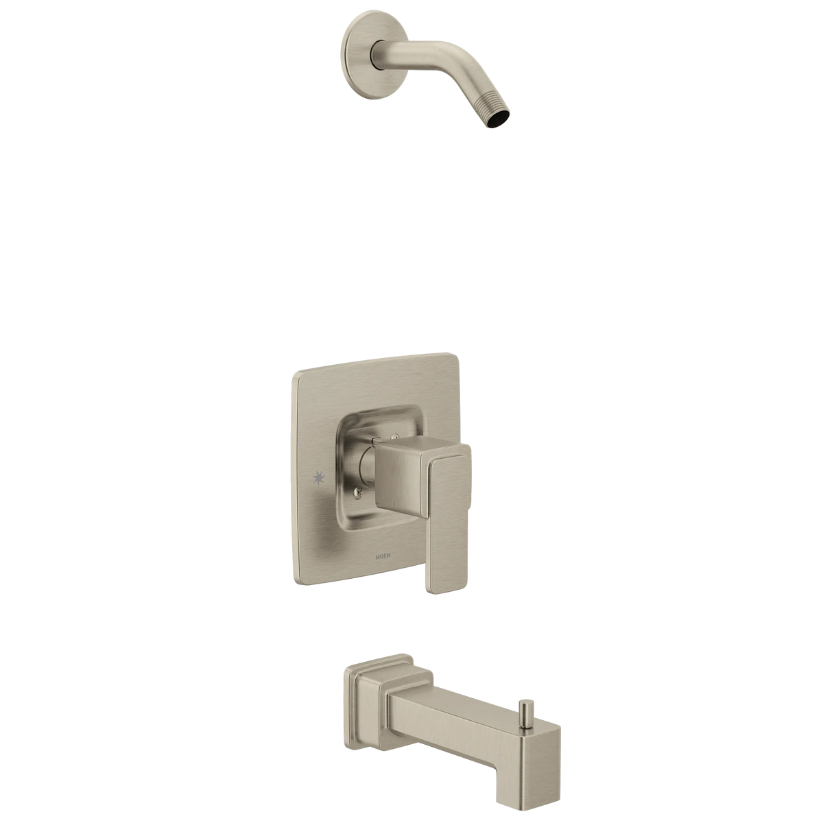 MOEN T2583NHBN Iver Posi-Temp Tub/Shower - Brushed Nickel
