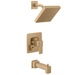 MOEN Iver Bronzed gold Posi-Temp(R) tub/shower - Bronzed Gold, T2683EPBZG