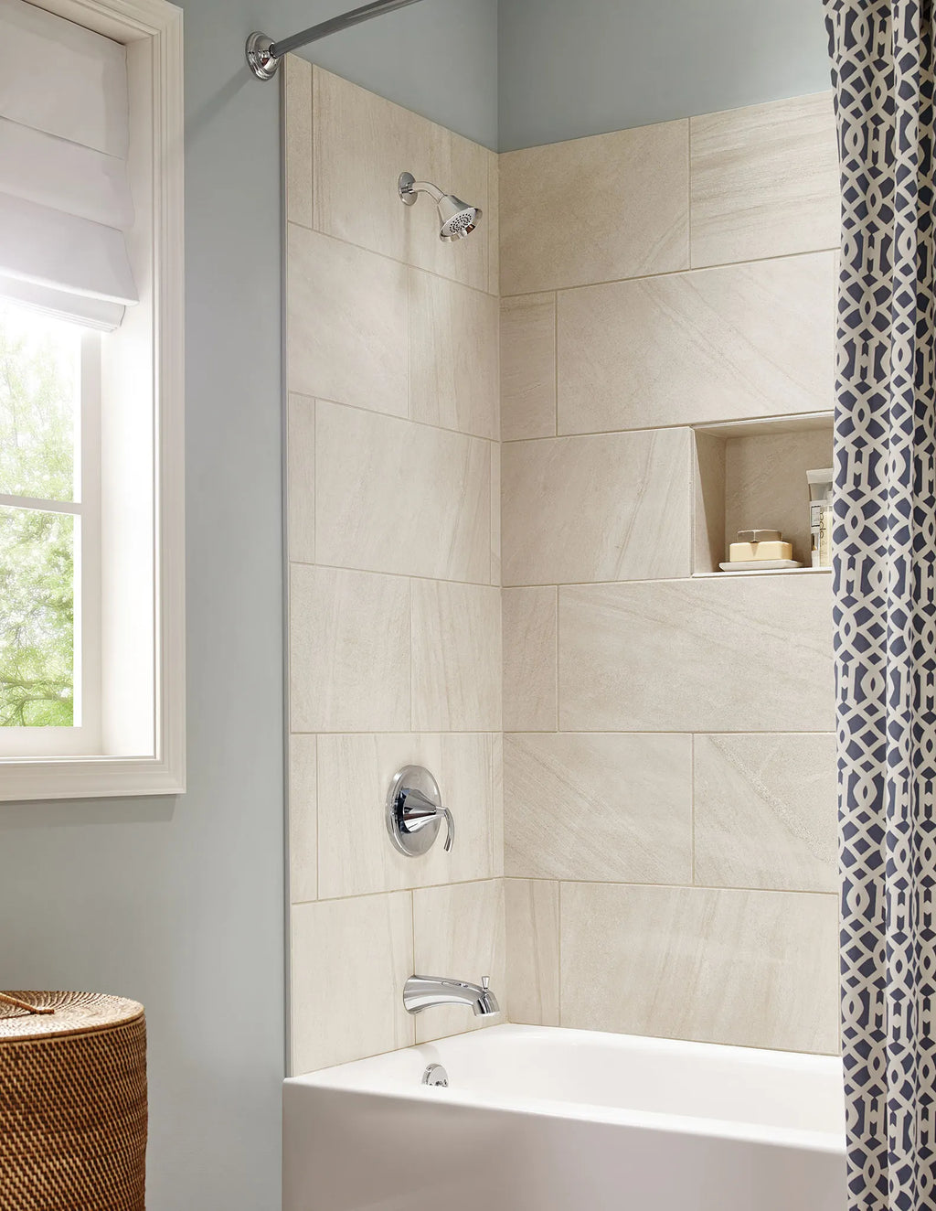 MOEN T2743EP Glyde Posi-Temp Eco-Performance Tub/Shower - Chrome
