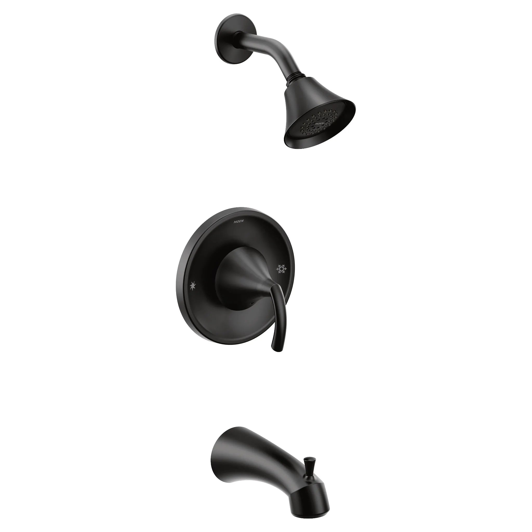 MOEN T2743BL Glyde Posi-Temp Tub/Shower - Matte Black