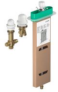 AXOR 15487181  Rough, 3-Hole Roman Tub Set with Single Handle