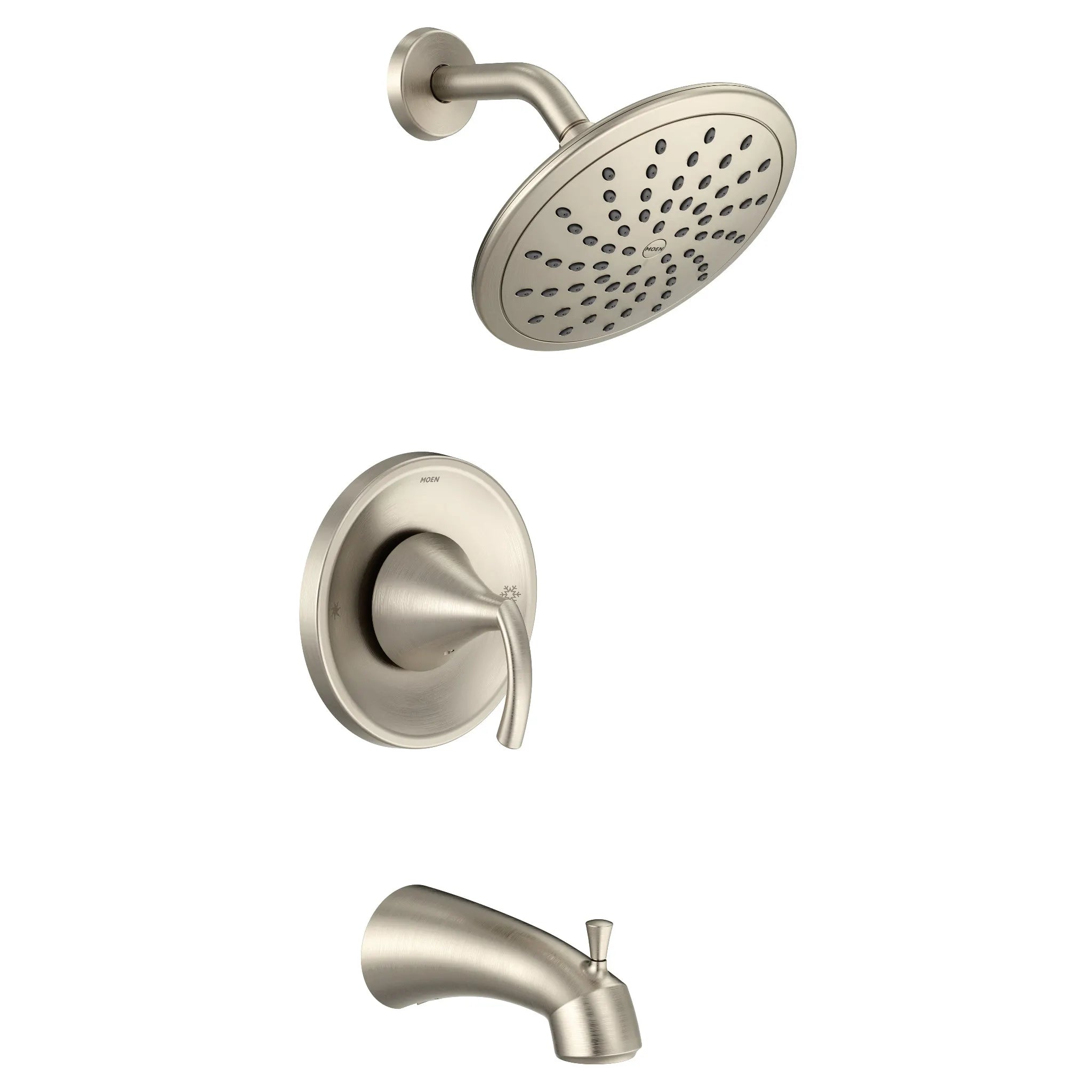 MOEN T2843EPBN Glyde Posi-Temp Eco-Performance Tub/Shower - Brushed Nickel