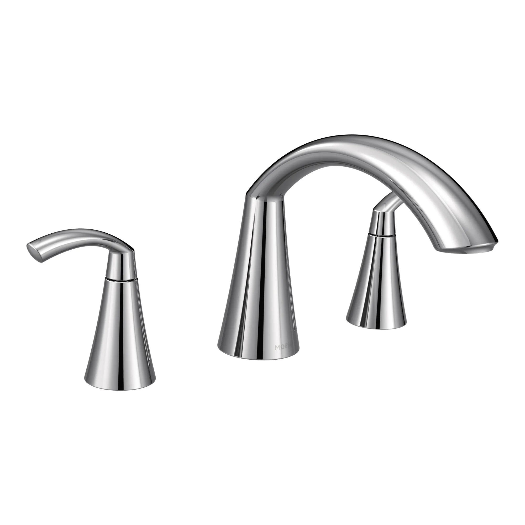 MOEN T373 Glyde Two-Handle High Arc Roman Tub Faucet - Chrome
