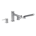 MOEN T394 Align Two-Handle Diverter Roman Tub Faucet Including Handheld Shower - Chrome