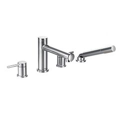 MOEN T394 Align Two-Handle Diverter Roman Tub Faucet Including Handheld Shower - Chrome