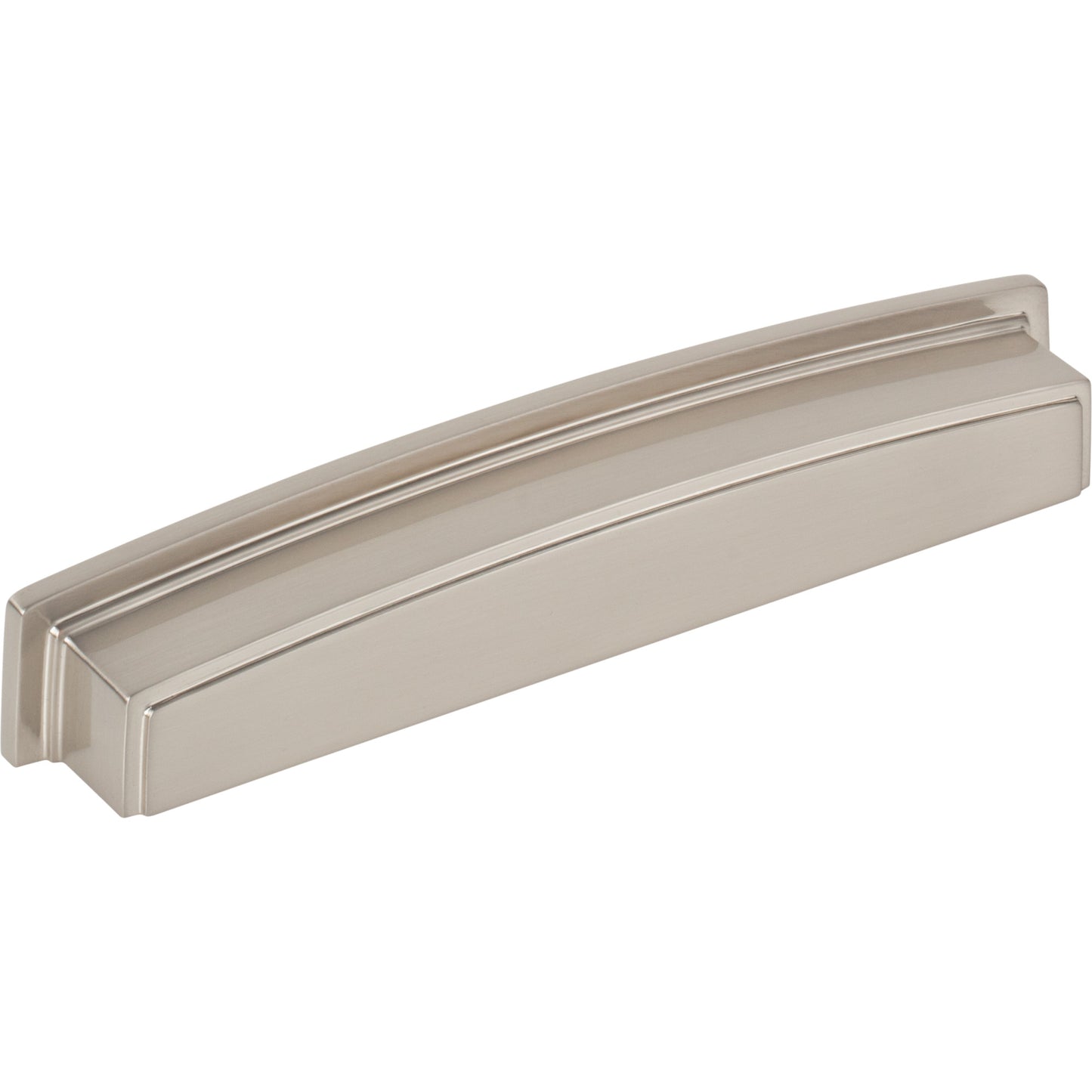 JEFFREY ALEXANDER 141-160SN Renzo 160 mm Center-to-Center Cup/Bin Pull - Satin Nickel