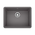 BLANCO 522412 Precis Precis SILGRANIT 24" Single Bowl Undermount Kitchen Sink - Cinder in Cinder