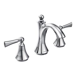 MOEN T4520 Wynford Two-Handle High Arc Bathroom Faucet - Chrome