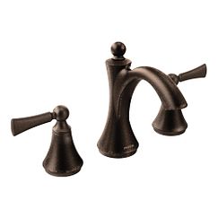 MOEN T4520ORB Wynford Two-Handle High Arc Bathroom Faucet - Oil Rubbed Bronze