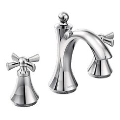 MOEN T4524 Wynford Two-Handle High Arc Bathroom Faucet - Chrome