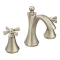 MOEN T4524BN Wynford Two-Handle High Arc Bathroom Faucet - Brushed Nickel