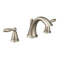 MOEN T4943BN Brantford Two-Handle Low Arc Roman Tub Faucet - Brushed Nickel