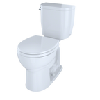 TOTO CST243EF#12 Entrada Two-Piece Round 1.28 Gpf Universal Height Toilet - Sedona Beige