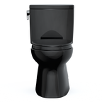 TOTO MS474124CUF#51 Vespin Ii 1G Two-Piece Elongated 1.0 Gpf Universal Height Toilet With Ss124 Softclose Seat - Ebony