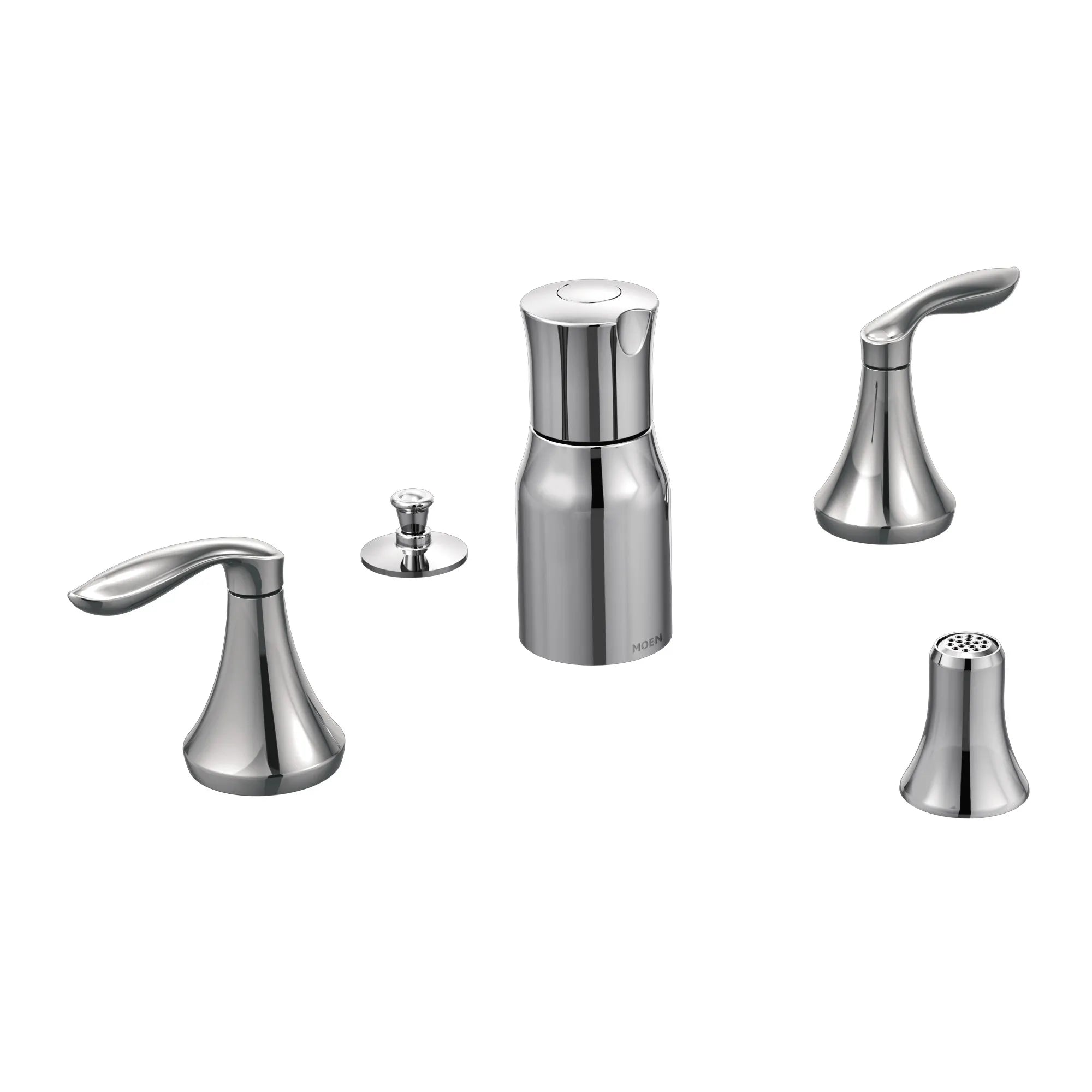 MOEN T5220 Eva Two-Handle Bidet Faucet - Chrome
