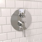HANSGROHE 04449000 Ecostat Classic Pressure Balance Trim with Diverter, Round - Chrome