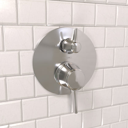 HANSGROHE 04449000 Ecostat Classic Pressure Balance Trim with Diverter, Round - Chrome
