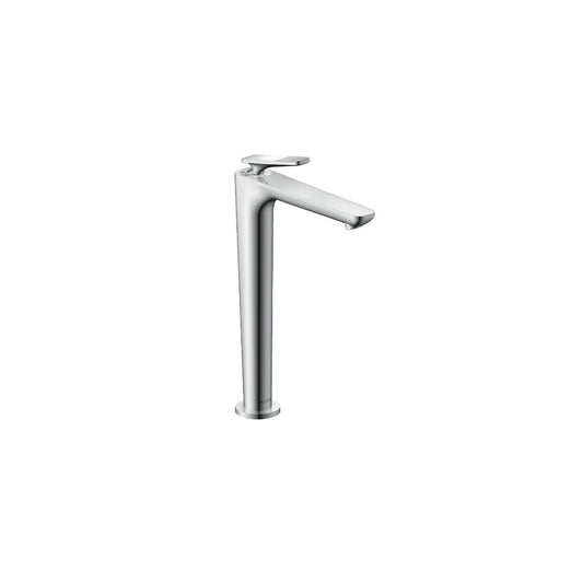 AXOR 49051001 Citterio C Single-Hole Faucet 250 CoolStart with Pop-Up Drain-Cubic Cut, 1.2 GPM - Chrome