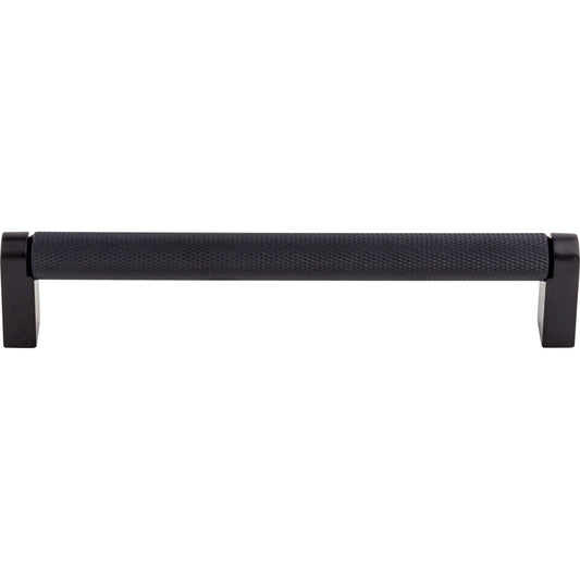 TOP KNOBS M2631 Amwell 6 5/16" Center to Center Bar Pull - Flat Black