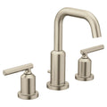 MOEN T6142BN Gibson Two-Handle High Arc Bathroom Faucet - Brushed Nickel