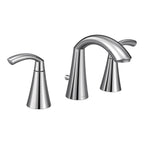 MOEN TV6173 Glyde Two-Handle Widespread Bathroom Sink Faucet - Chrome