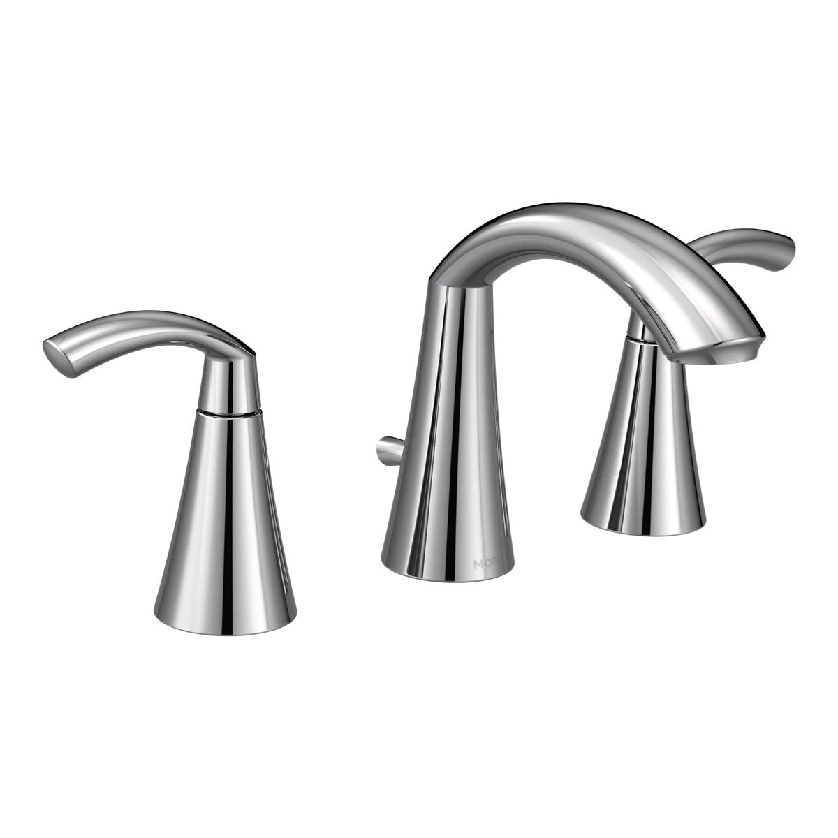 MOEN TV6173 Glyde Two-Handle Widespread Bathroom Sink Faucet - Chrome