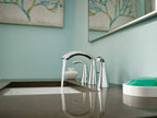 MOEN T6173BL Glyde Two-Handle High Arc Bathroom Faucet - Matte Black