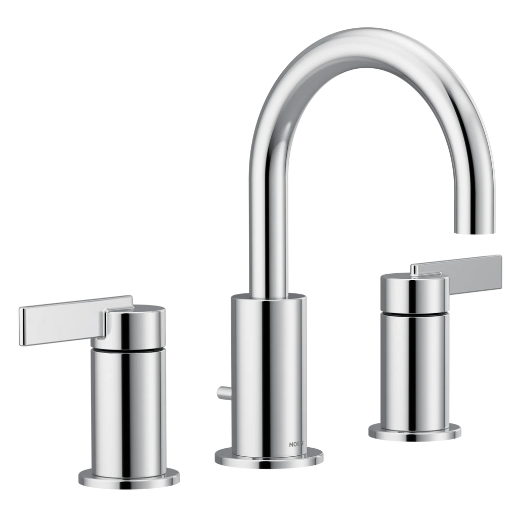 MOEN TV6222 Cia Two-Handle High Arc Bathroom Faucet - Chrome