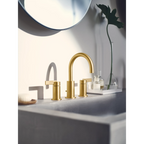 MOEN TV6222BG Cia Two-Handle High Arc Bathroom Faucet - Brushed Gold