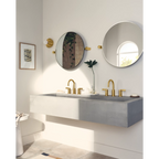 MOEN TV6222BG Cia Two-Handle High Arc Bathroom Faucet - Brushed Gold