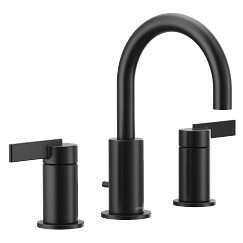 MOEN T6222BL Cia Two-Handle Bathroom Faucet - Matte Black