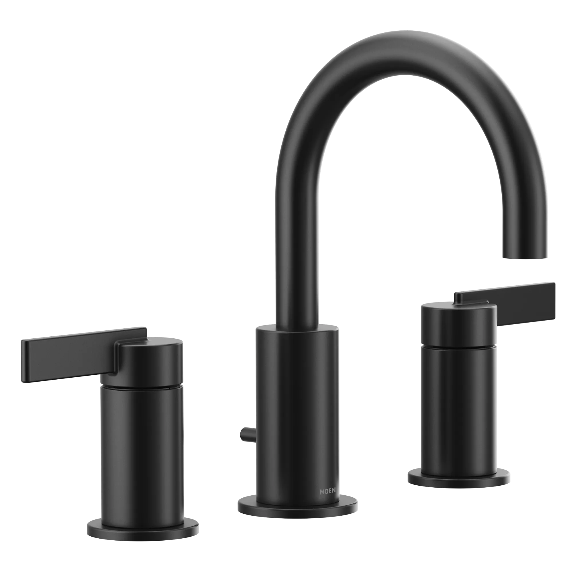 MOEN TV6222BL Cia Two-Handle High Arc Bathroom Faucet - Matte Black