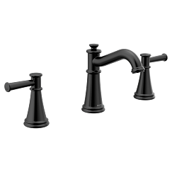 MOEN T6405BL Belfield Two-Handle High Arc Bathroom Faucet - Matte Black