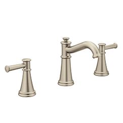 MOEN T6405BN Belfield Two-Handle High Arc Bathroom Faucet - Brushed Nickel