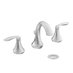 MOEN T6420 Eva  Two-Handle Bathroom Faucet In Chrome