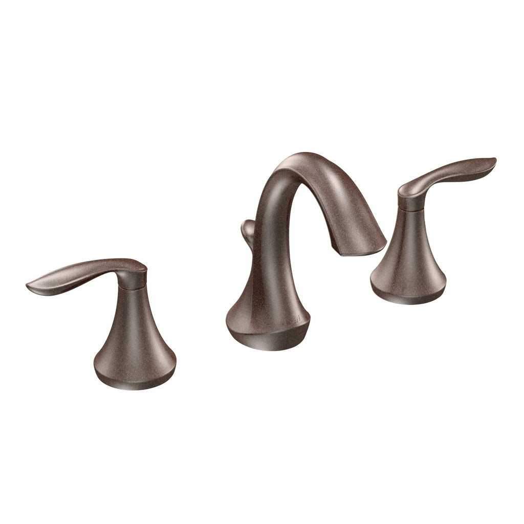 MOEN TV6420ORB Eva Two-Handle Widespread Bathroom Sink Faucet - Oil Rubbed Bronze