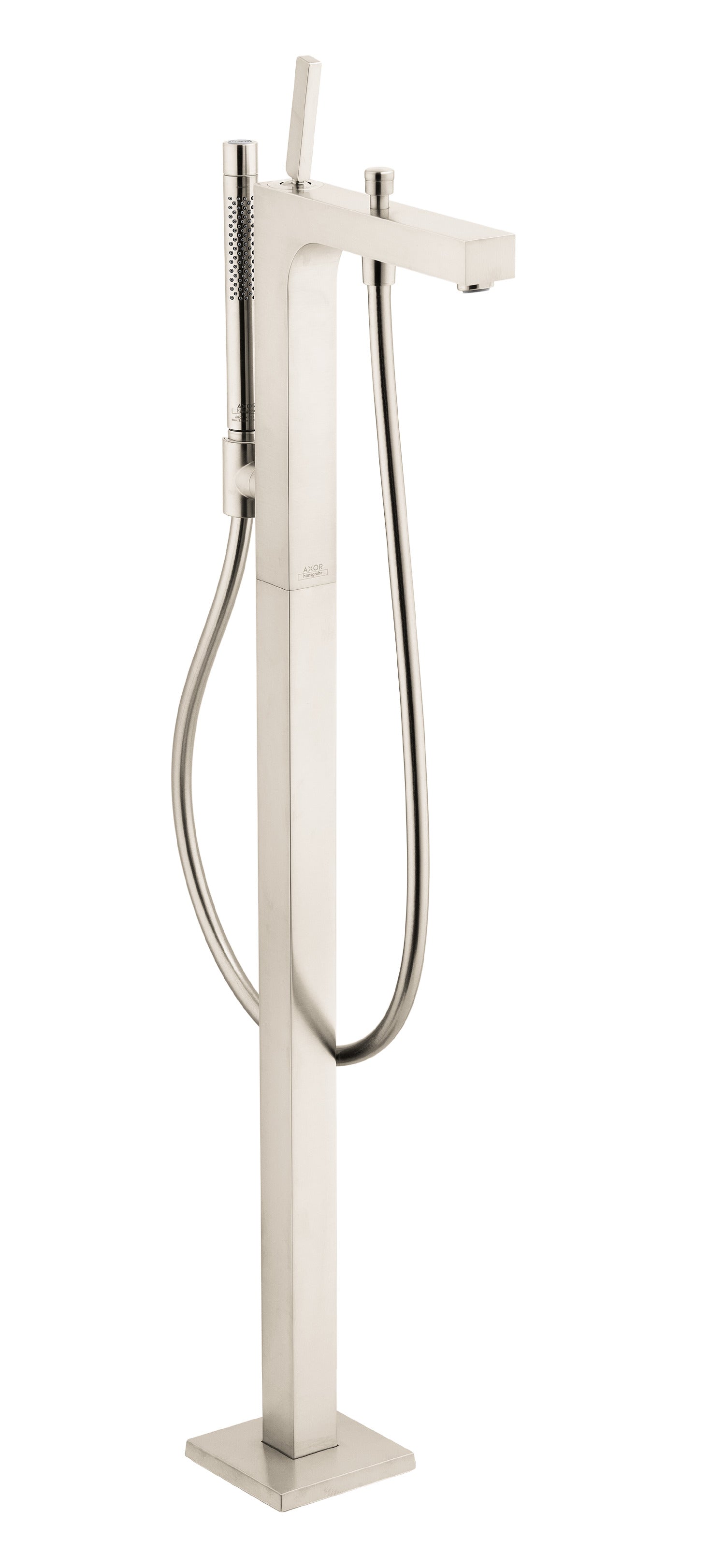 AXOR 39460821 Citterio Freestanding Tub Filler Trim with 1.75 GPM Handshower - Brushed Nickel