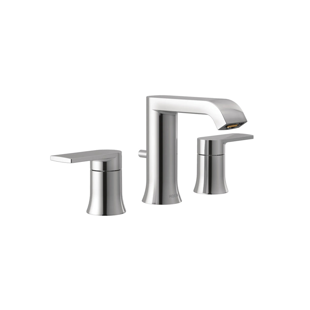 MOEN TV6708 Genta Lx Two-Handle Widespread Bathroom Sink Faucet - Chrome