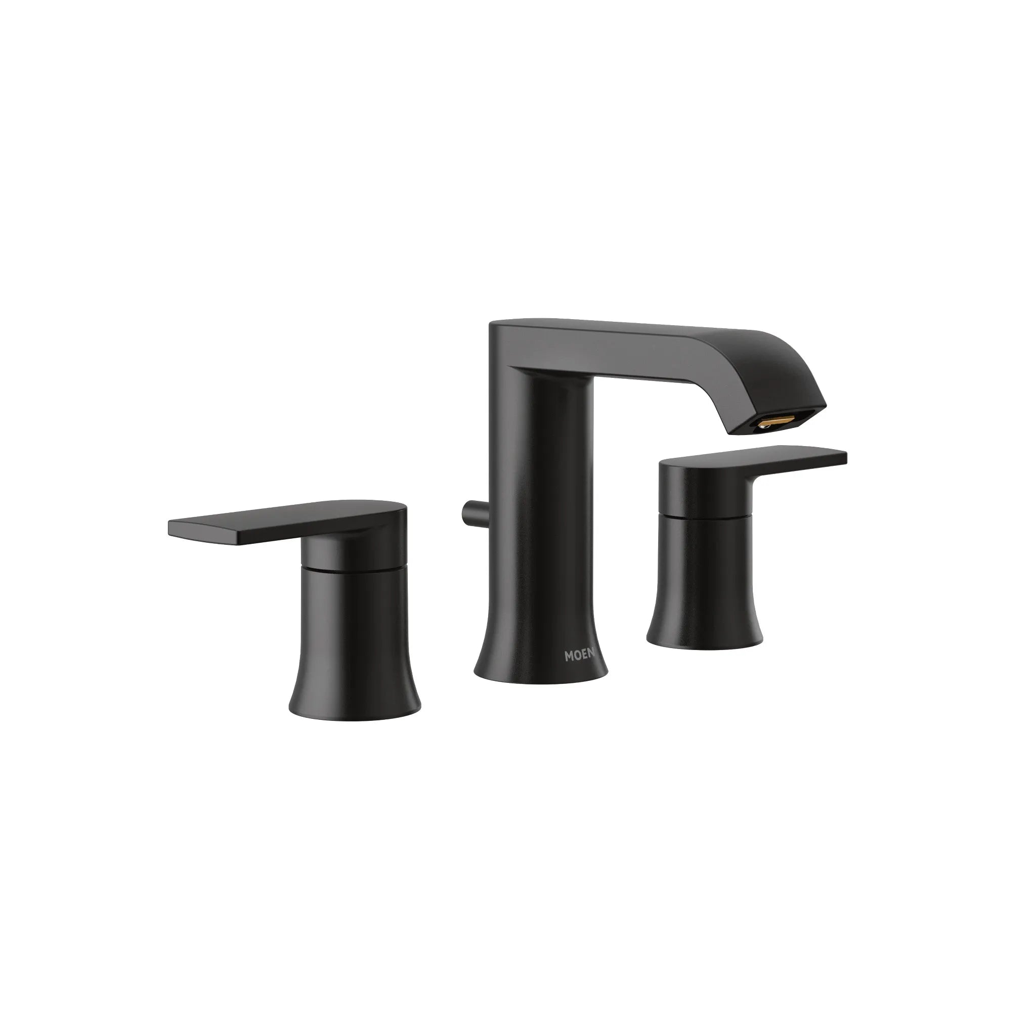 MOEN TV6708BL Genta Lx Two-Handle Widespread Bathroom Sink Faucet - Matte Black