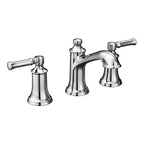 MOEN TV6805 Dartmoor Two-Handle Widespread Bathroom Sink Faucet - Chrome